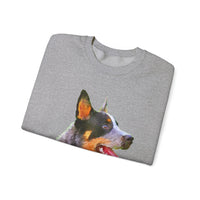 Blue Heeler - Australian Cattle Dog 'Percy' Unisex Crewneck Sweatshirt