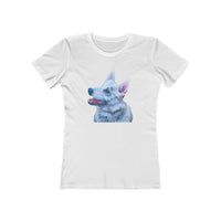 Norwegian Buhund - Women's Ringspun Slim Fit Cotton T-Shirt