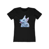 Norwegian Buhund - Women's Ringspun Slim Fit Cotton T-Shirt