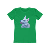 Norwegian Buhund - Women's Ringspun Slim Fit Cotton T-Shirt