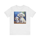 Maltese Puppies Unisex Jersey Short Sleeve Tee