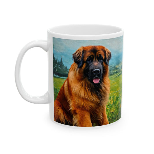 Leonberger Lover's Ceramic Mug - 11oz & 15oz, Perfect Gift for Pet Owners
