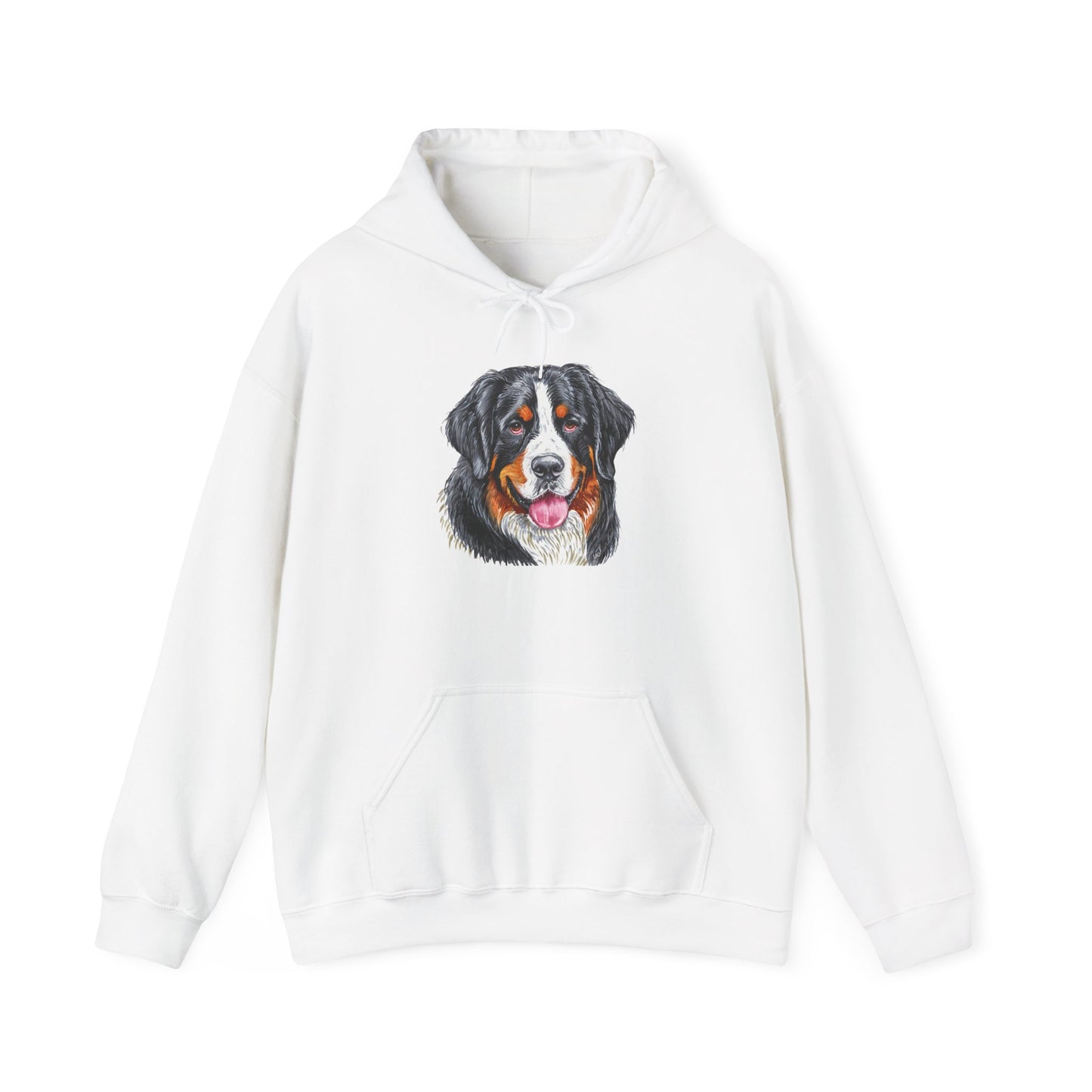 Bernese Mountain Dog #2 Unisex 50/50 Hooded Sweatshirt