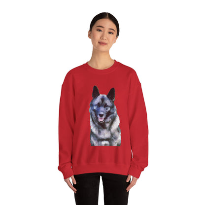 Norwegian Elkhound - Unisex 50/50 Crewneck Sweatshirt