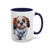 Shih-tzu Accent Ceramic Coffee Mug, 2 sizes