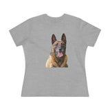 Belgian Malinois -  Women's Relaxed Fit Cotton Tee