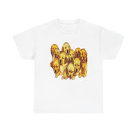 Golden Retriever Puppies Unisex Heavy Cotton Tee
