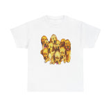 Golden Retriever Puppies Unisex Heavy Cotton Tee
