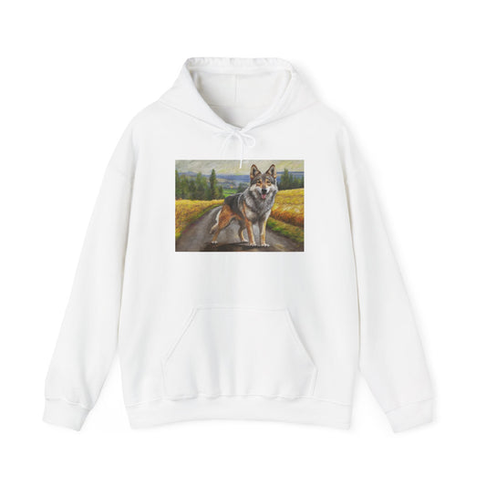 Czechoslovakian Vlcak Unisex 50/50 Hooded Sweatshirt