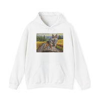 Czechoslovakian Vlcak Unisex 50/50 Hooded Sweatshirt