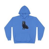 Schipperke Unisex Dog Lover  Fleece Lined Hoodie