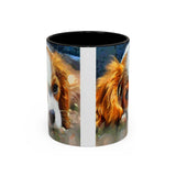 Cavalier King Charles Puppy - Accent Coffee Mug - 2 Sizes