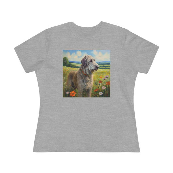 Irish Wolfhound - Women's Relaxed Fit Cotton Tee