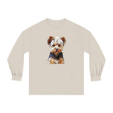 Yorkie - Yorkshire Terrier 'Lupis Unisex Classic Cotton Long Sleeve T-Shirt