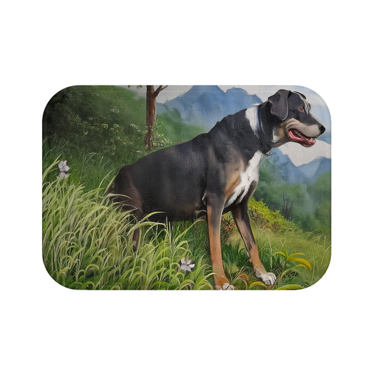 Mountain Cur Bathroom Rug Mat