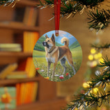 Korean Jindo Christmas Tree  Metal Ornaments