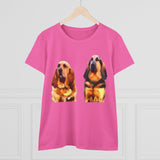 Bloodhounds 'Bear & Bubba' Women's Midweight Cotton Tee