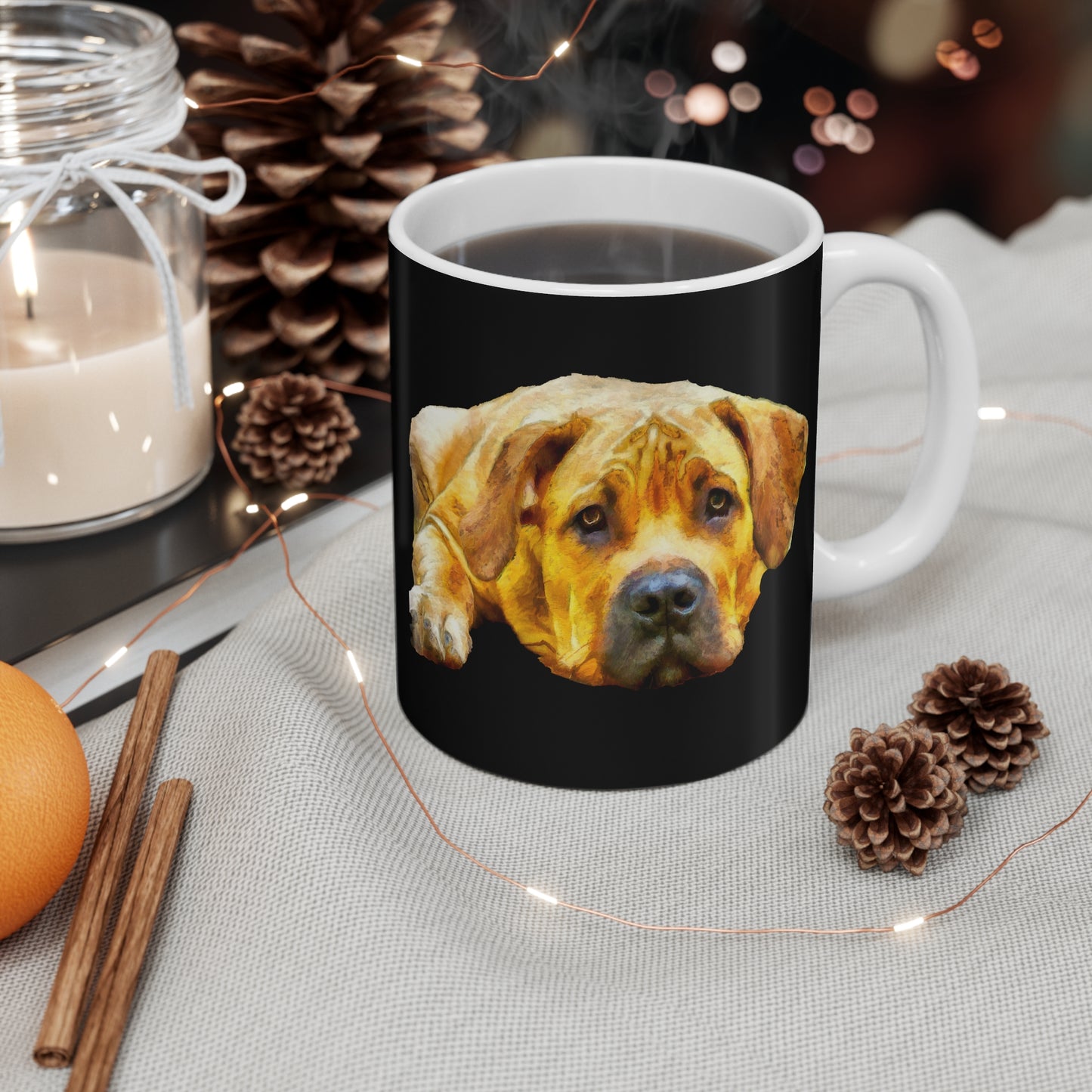 Boerboel Ceramic Mug 11oz - A Tribute to Devotion