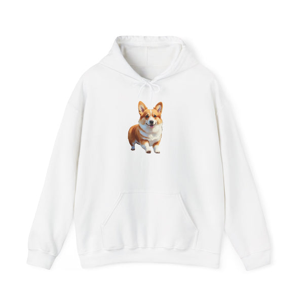 Welsh Corgie Puppy - Unisex 50/50 Hooded Sweatshirt