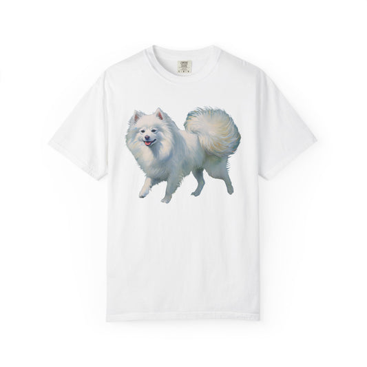 Japanese Spitz - Unisex Relaxed Garment-Dyed T-shirt