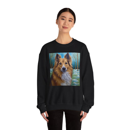 Icelandic Sheepdog #2 Unisex 50/50 Crewneck Sweatshirt