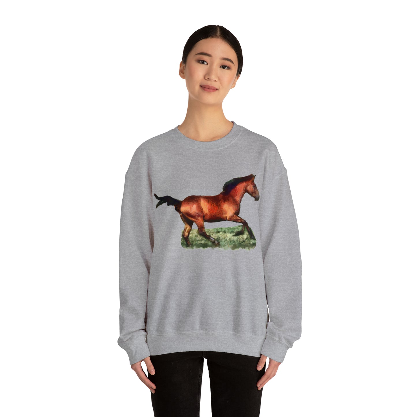 Horse 'Sam' Unisex 50/50 Crewneck Sweatshirt