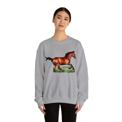 Horse 'Sam' Unisex 50/50 Crewneck Sweatshirt