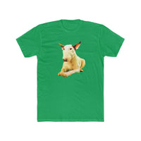 English Bull Terrier Men's Fitted Cotton Crew Tee