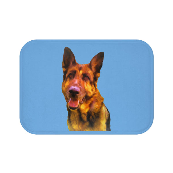 German Shepherd 'Bayli'  Bath Rug Mat