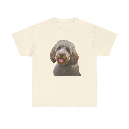 Lagotto Romagnolo 'Italian Truffle Dog' Unisex Heavy Cotton Tee