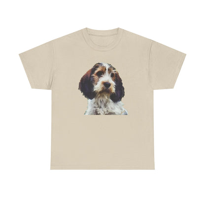 Petit Basset Griffon Unisex Heavy Cotton Tee