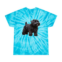 Black Russian Terrier Tie-Dye Tee, Cyclone