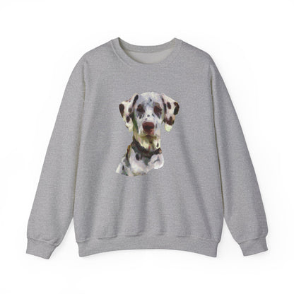Dalmatian 'Impressionistic' Crewneck Sweatshirt