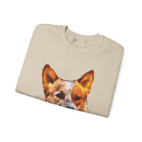 Red Heeler - Australian Cattle Dog - Unisex 50/50 Crewneck Sweatshirt