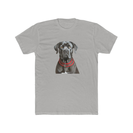Cane Corso - Men's Fitted Cotton Crew Tee