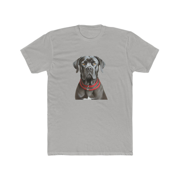 Cane Corso Men's Fitted Cotton Crew Tee