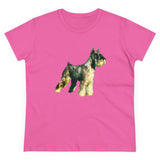 Schnauzer Women's Midweight Cotton Tee