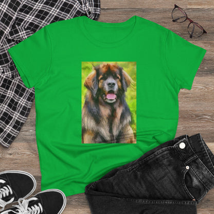 Leonberger Women's Midweight Cotton Tee