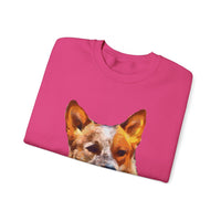 Red Heeler - Australian Cattle Dog - Unisex 50/50 Crewneck Sweatshirt
