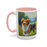 Nederlandse Kooikerhondje - Ceramic Accent Coffee Mug - 2 Sizes