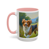 Nederlandse Kooikerhondje - Ceramic Accent Coffee Mug - 2 Sizes