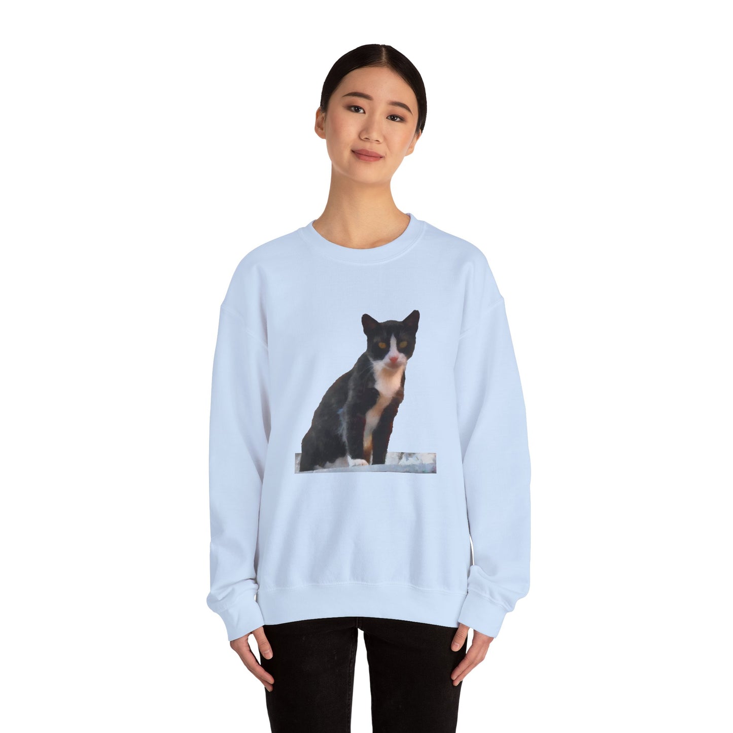 Cat from Hydra - Unisex 50/50 Crewneck Sweatshirt