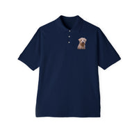 Soft Coated Wheaten Terrier Men's Piqué Polo Shirt