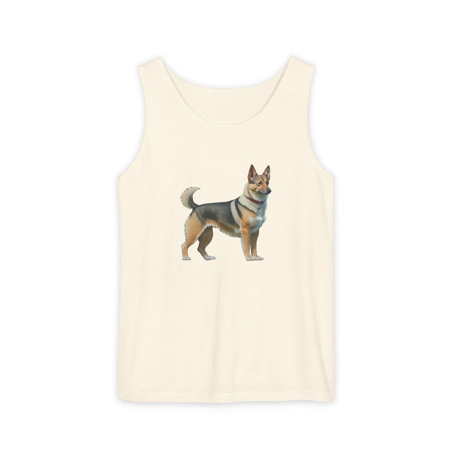 Swedish Vallhund Unisex Relaxed Fit Garment-Dyed Tank Top