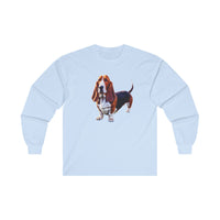 Basset Hound  --  Unisex Classic Cotton Long Sleeve Tee