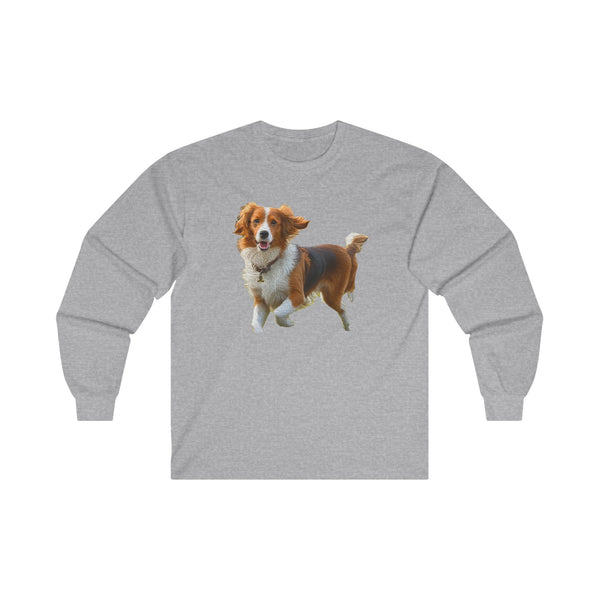 Nederlandse Kooikerhondje Unisex Classic Cotton Long Sleeve Tee