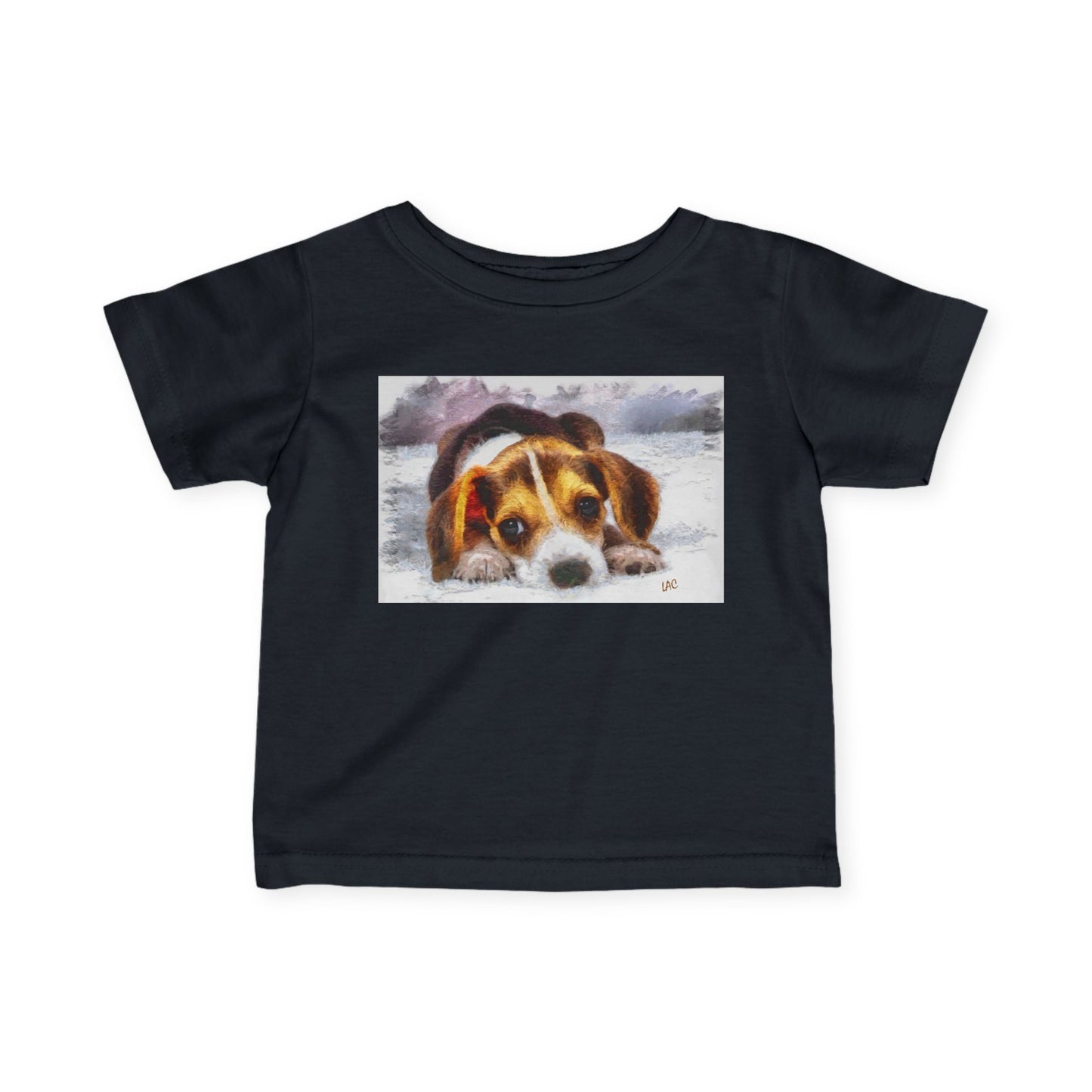 Beagle '#1' - Adorable Infant Fine Jersey Tee