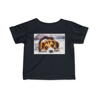 Beagle '#1' - Adorable Infant Fine Jersey Tee