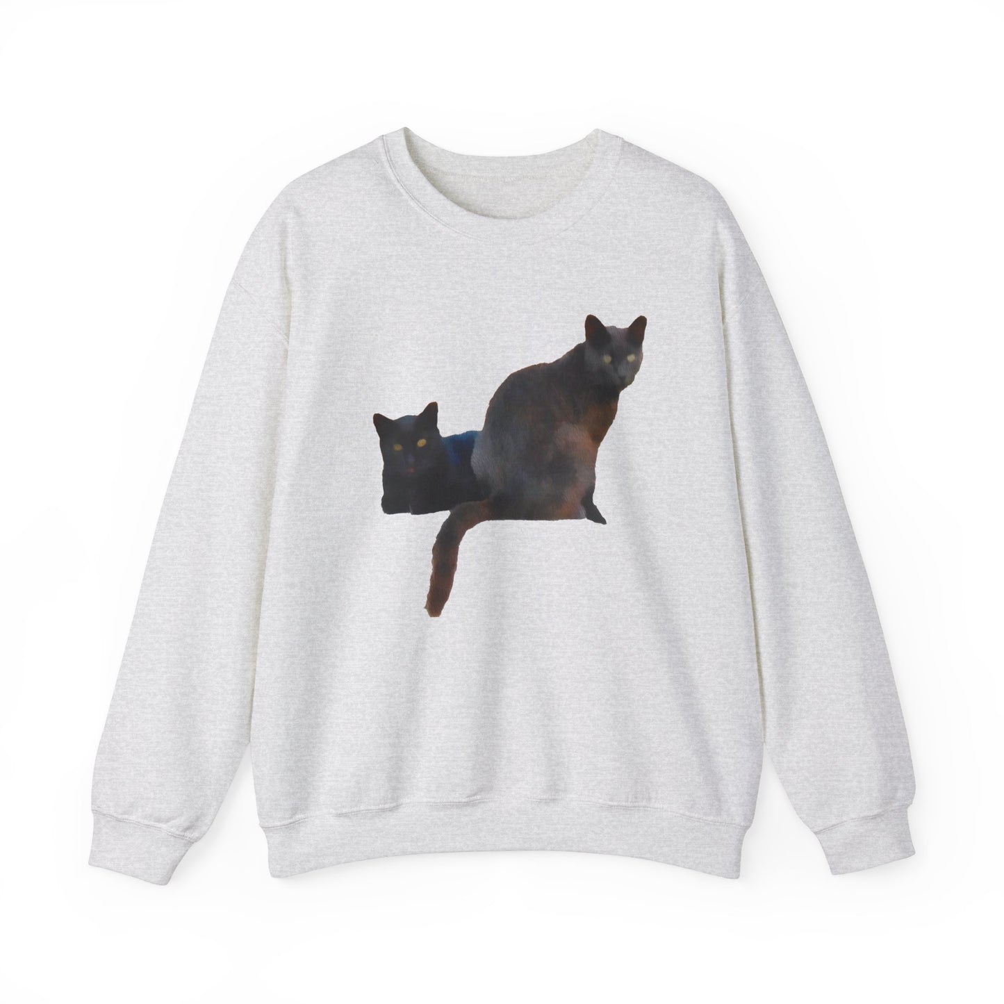 Black Cats 'Sifnos Sisters' Unisex 50/50  Crewneck Sweatshirt