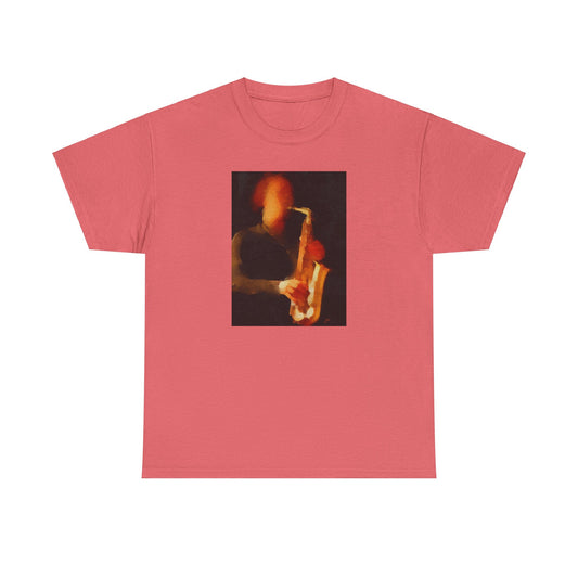 The Saxophonist Unisex Heavy Cotton Tee